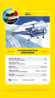 STARTER KIT SA 316 Alouette III Gendarmerie - 1:72