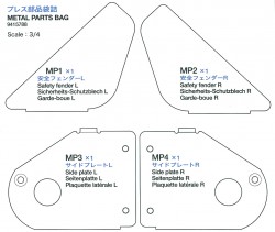 Metal Parts Bag (MP1-MP4) for Tamiya Sherman 56014 and 56032