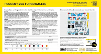STARTER KIT Peugeot 205 Turbo Rallye - 1/43