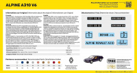 STARTER KIT Alpine A310 - 1/43