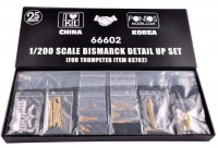 Detail Up Set für 1:200 DKM Bismarck - Trumpeter 03702 - 1:200