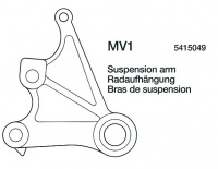 Suspension Arm (MV1 x1) for Tamiya Sherman Series 56014, 56032 1:16