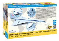 Tupolev Tu-144 - Soviet Supersonic Airliner - 1/144