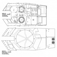 Turm Ober- und Unterteil für Tamiya Leopard 2A7V – 56046 / 56047 - 1:16