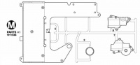 M Teile (M2-M7) für Tamiya Leopard 2A7V – 56046 / 56047 - 1/16