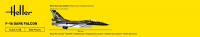 STARTER KIT F-16 Dark Falcon - 1/48