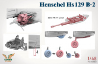 Henschel Hs 129 B-2 - with Interior Details - 1/48