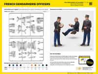 French Gendarmerie Officers / Französische Polizisten - 1:24