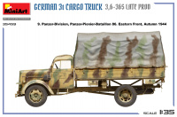 Deutscher 3t LKW 3,6-36S späte Produktion - 1:35