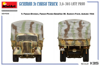 Deutscher 3t LKW 3,6-36S späte Produktion - 1:35