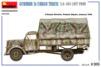 Deutscher 3t LKW 3,6-36S späte Produktion - 1:35