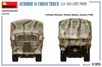 Deutscher 3t LKW 3,6-36S späte Produktion - 1:35