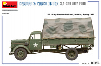 Deutscher 3t LKW 3,6-36S späte Produktion - 1:35