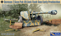 German 7,5cm Pak 40 - early Production - 1/16