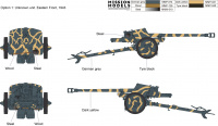 German 7,5cm Pak 40 - early Production - 1/16