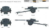 German 7,5cm Pak 40 - early Production - 1/16