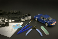 Porsche 911 - Complete Set For Modeling - Starter kit - 1/72