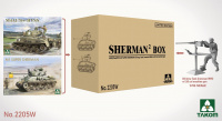 Sherman - Big Box - 2 Bausätze + 1:16 US Tankcrewman - 1:35