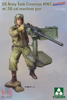 US Army Tank Crewman WW2 with .50 cal machine gun - Limited Edition - 1/16