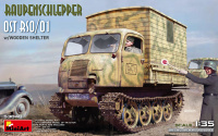 Raupenschlepper Ost RSO/01 mit Holzaufbau / Holzkabine - 1:35