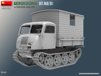 Raupenschlepper Ost RSO/01 mit Holzaufbau / Holzkabine - 1:35