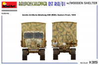 Raupenschlepper Ost RSO/01 mit Holzaufbau / Holzkabine - 1:35