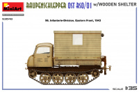 Raupenschlepper Ost RSO/01 mit Holzaufbau / Holzkabine - 1:35