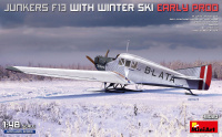 Junkers F13 with Winter Ski - frühe Produktion - 1:48