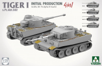 Tiger I Initial Production - 4in1 - sPzAbt. 502 - 1/35