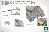 Tiger I Initial Production - 4in1 - sPzAbt. 502 - 1/35