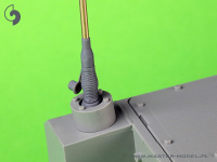 Antenna Comrod VHF3088VM - used on Leopard 2 A7V and other vehicles (2pcs) - STRAIGHT version - 1/16