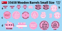 Wooden barrels - small size - 1/35