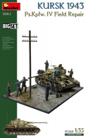 Kursk 1943 - Panzer IV Field Repair - Big Set - Diorama - 1/35
