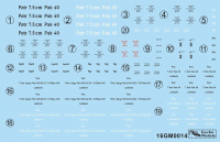 German 7,5cm Pak 40 Ammo Boxes with Shells - 1/16
