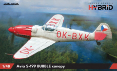 Avia S-199 - Bubble Canopy - Brassin Hybrid - 1/48