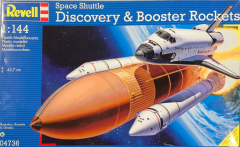 Space Shuttle Discovery & Booster Rockets - Vintage - 1/144