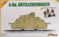 s.Sp. Artilleriewagen + Tank Crew 1944/45 - Rarität - 1:35