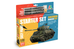 Sherman M4A3E8 Fury - Starter Set - Easy Paint - 1:56