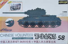 Chinese Volunteer T-34/85 with chinese Volunteers - Second choice - 1/35