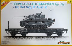 Schwerer Plattformwagen Typ SSy + Pz.Bef.Wg. III Ausf. K - 1/35