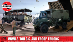 WWII 3 ton GS and Troop Trucks - Vintage Classic - 1/76 WWII 3 ton GS and Troop Trucks - Vintage Classic - 1/76