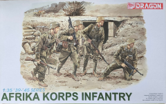Afrika Korps Infantry - Rarität - 1:35