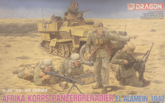 Afrika Korps Panzergrenadier - El Alamein 1942 - Rarität - 1:35