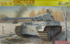 Kingtiger Porsche Turret - Premium Edition - Rarität - 1:35