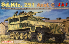 Sd.Kfz. 251 Ausf. C 3in1 - Rarität - 1:35
