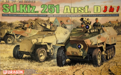 Sd.Kfz. 251 Ausf. D 3in1 - Rarität - 1:35