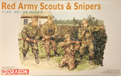 Red Army Scouts & Snipers - Rarität - 1:35