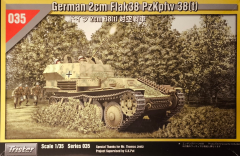German 2cm Flak 38 Pz.Kpfw. 38(t) - Flakpanzer - Vintage - 1/35