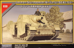 German Sturmpanzer IV Brummbär - Early Sd.Kfz. 166 - Vintage - 1/35