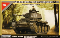 Panzerkampfwagen 38(t) Ausf. E/F - Rarität - 1:35